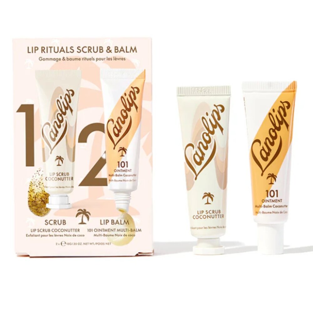 Lanolips - Lip Rituals Scrub & Balm Coconutter